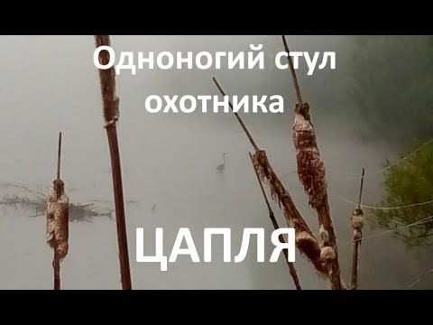 Видео: Одноногий болотный стул охотника ЦАПЛЯ