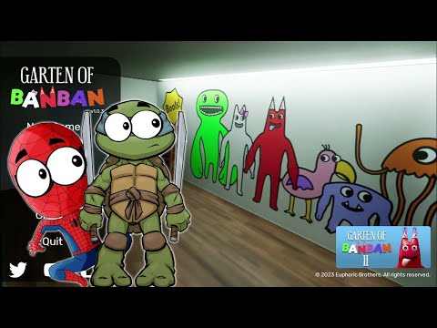 Видео: ГАРТЕН ОФ БАН БАН - СПАЙДЕР И НИНДЗЯГО - Garten of BanBan (full game)