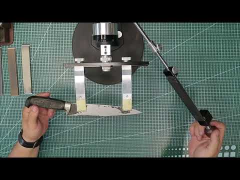 Видео: Заточка ножа J MARTTIINI   комбинированный сет, хороший результат