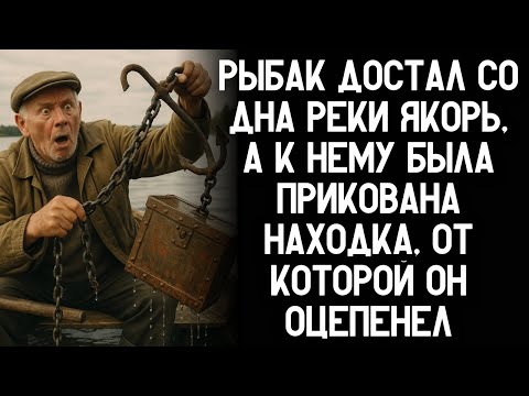 Видео: Старый рыбак достал со дна реки якорь, а к нему была прикована находка, от которой он оцепенел