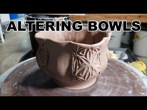 Видео: Как изменить форму чаши на гончарном круге — Гончарный круг