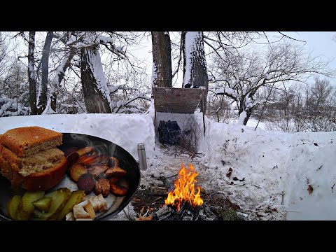Видео: ПОХОД В ЛЕС | Картошка по деревенски с салом !