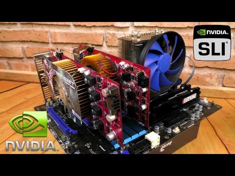 Видео: SLI 2x9800GT - две древние карты спустя 10 лет