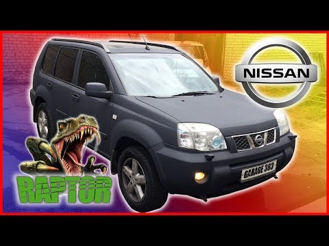 Видео: Вот это ТАНК получился | Покраска РАПТОРОМ NISSAN X-TRAIL в Gun Metal
