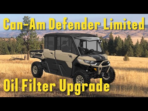 Видео: Can-Am Defender Limited — модернизированный навинчиваемый масляный фильтр для простоты обслуживания