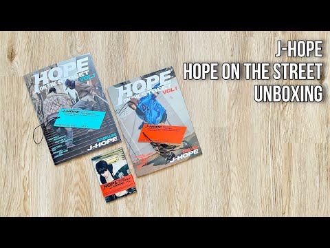 Видео: j-hope (BTS) 'Hope on the street' (FULL set) Unboxing | Обзор | Распаковка | Анбоксинг