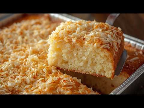 Видео: Никогда больше не используйте пшеничную муку! Этот кокосовый торт вас удивит!