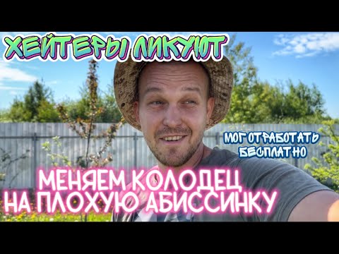 Видео: РАЗМЕНЯЛИ КОЛОДЕЦ НА АБИССИНСКУЮ СКВАЖИНУ.