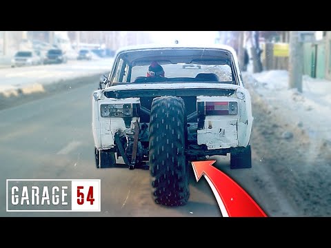 Видео: МОНОКОЛЕСО на жигули - Как ЭТО поедет?