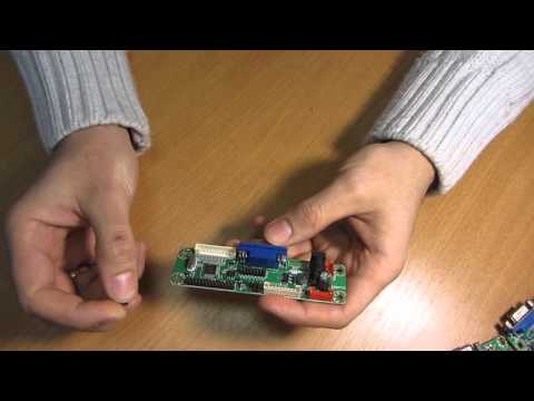 Видео: Универсальный скалер (контроллер) монитора HX6820 Gold - A7 и MT561-MD v2.1 Для любого монитора