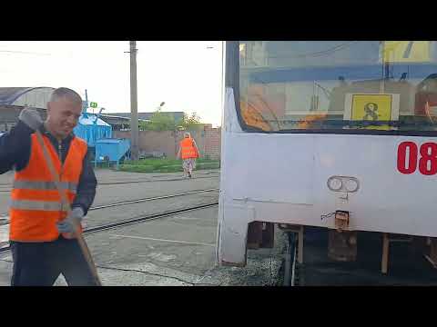 Видео: Водитель трамвая. По 3 маршруту. Пермь 2 - ОАО Красный Октябрь.