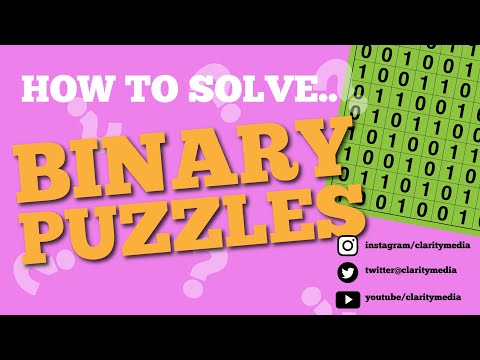 Видео: Как решать бинарные головоломки