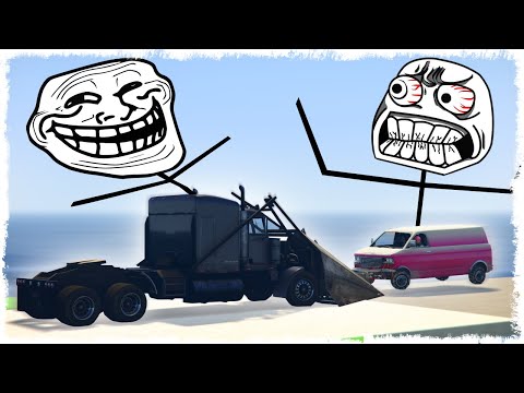 Видео: 30 ЧЕЛОВЕК МУЧАЛИ НАС НА УЗКОМ ПЕРЕКРЕСТКЕ!!! СТЕНКА НА СТЕНКУ В GTA ONLINE!!!