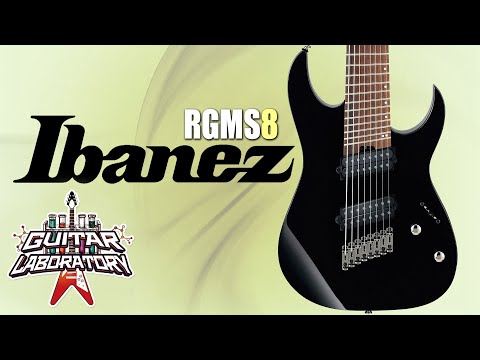 Видео: Электрогитара 8 струн Ibanez RGMS-8 (мультимензура)