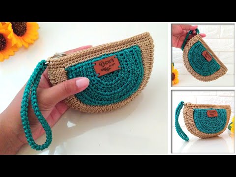 Видео: СДЕЛАЙТЕ ОЧЕНЬ ЛЕГКИЙ И КРАСИВЫЙ МИНИ-КОШЕЛЕК КРЮЧКОМ