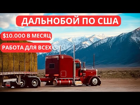 Видео: 10.000$ в месяц. Неделя работы Дальнобойщиком в одном видео.