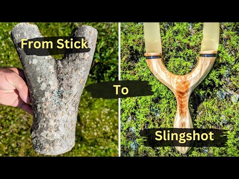Видео: Как сделать рогатку: ПРЕКРАСНАЯ натуральная ольха.