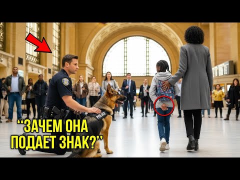 Видео: Девочка Показала Полицейской Собаке Тайный Жест — То, Что Он Сделал Дальше, Заставило Всех Замереть