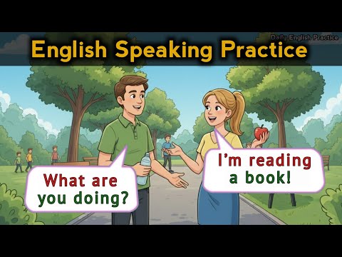 Видео: Изучайте разговорный английский с помощью простых вопросов и ответов – практика Present Continuou...