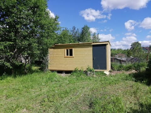 Видео: Дача за 150.000: 6 серия Уборка мусора. Заезд. Бытовка