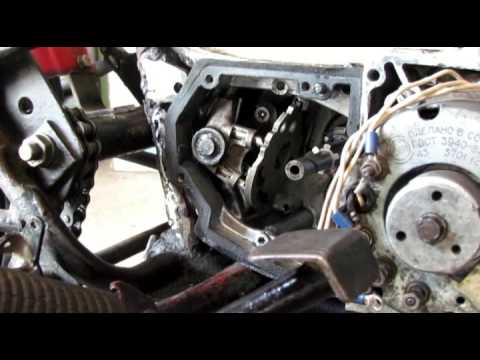 Видео: Збирання коробки передач мотоцикла Мінськ.