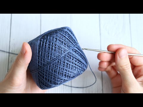 Видео: Попробовала геометрический узор крючком, подруга сразу запросила схему