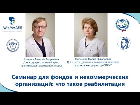 Видео: Шмонин А.А. и Мальцева М.Н. Что такое реабилитация: семинар для фондов и некоммерческих организаций.