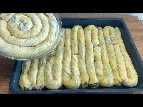 Видео: ТЕСТО ТЕЧЕТ КАК МАСЛО, ЛЕГКО РАСКАТЫВАЕТСЯ, РЕЦЕПТ ХРУСТЯЩЕГО ШПИНАТНОГО ПИРОЖНОГО💯