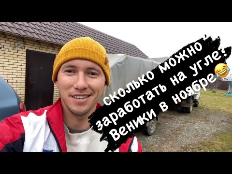 Видео: Веники в ноябре😂 сколько можно заработать на древесном угле? Правда тут✊