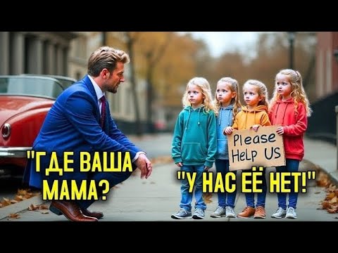 Видео: Миллионер встречает четырёх девочек, удивительно похожих на жену, которую он выгнал десять лет назад