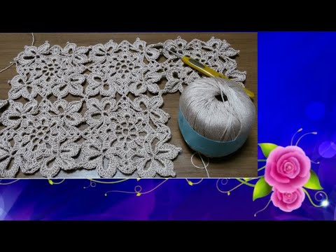 Видео: Соединение мотивов крючком.МК для начинающих.Connecting motifs crochet.MK for beginners