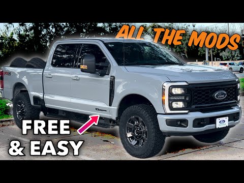 Видео: Все модификации этого супер-тягача F350 2024 года! #superduty #F250 #F350