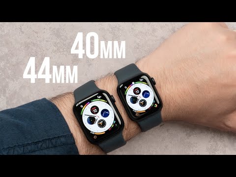 Видео: Apple Watch SE 3 — сравнение размеров на запястье! (40 мм против 44 мм)