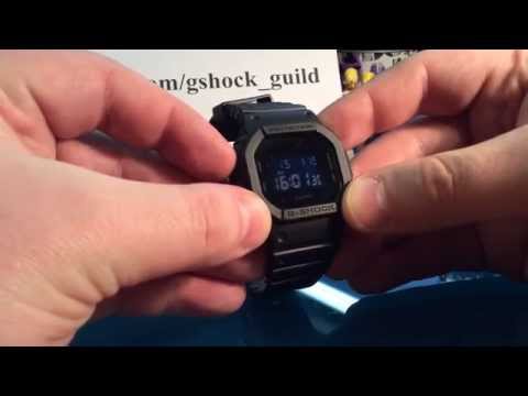 Видео: Обзор и настройка Casio G shock DW 5600BB [3229]