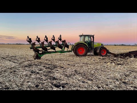 Видео: Оранка кукурудзи 5 корпусним по 44см, розхід до 30 літрів👍🔥🔥🔥СЛАБИЙ трактор 🚜 тягне важкий плуг✅