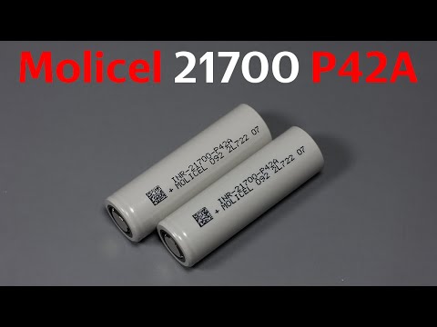 Видео: Molicel INR21700 P42A - альтернатива Samsung 40T? Обзор и тестирование