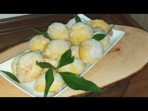 Видео: Песочное печенье "Лимончики"