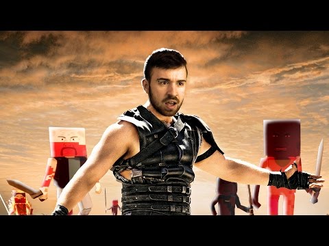 Видео: КВАДРАТОГОЛОВЫЙ ГЛАДИАТОР