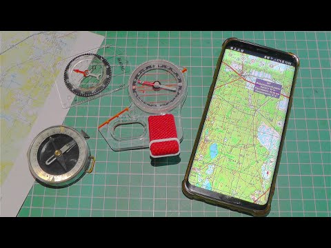 Видео: Про мои средства навигации, бумажные карты и компас. Магнитное склонение, азимут и прочее