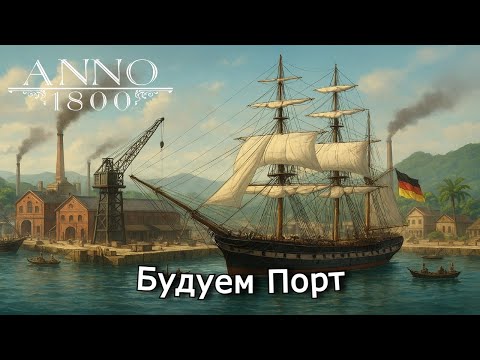 Видео: ANNO 1800 | Порт, верфь, Інжынеры ды эканоміка | 10 эпізод