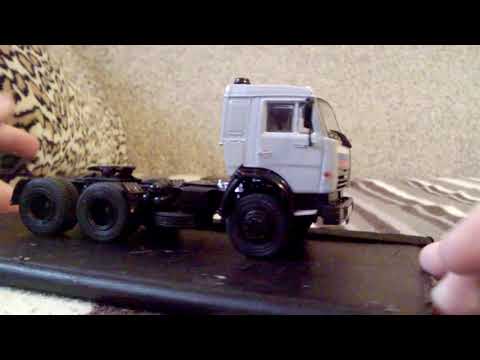 Видео: Обзор масштабной модели седельного тягача КамАЗ 54115 от производителя ПАО КамАЗ