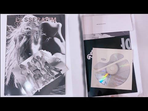 Видео: распаковка le sserafim "hot" (сет регулярок и компакт версия юнджин)