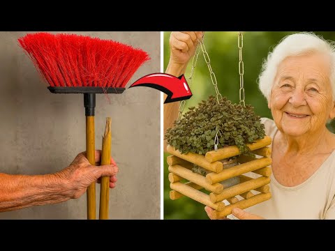 Видео: 10 недорогих идей переработки отходов с помощью мётел и труб: креативные и простые поделки, котор...