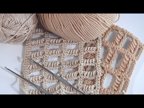 Видео: Нежные АЖУРНЫЕ столбики крючком/Вязание КРЮЧКОМ супер УЗОРА/Нежная СЕТКА/Авторская разработка