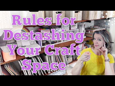 Видео: Правила организации пространства для рукоделия || Организация комнаты для рукоделия