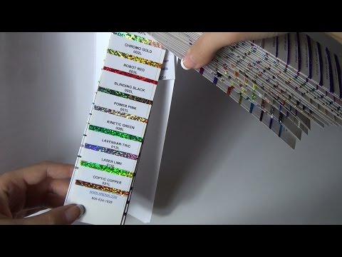 Видео: Живая карта ниток Kreinik