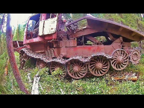 Видео: Привет от разувшегося трелёвочника ./Hello from a broken skidder!