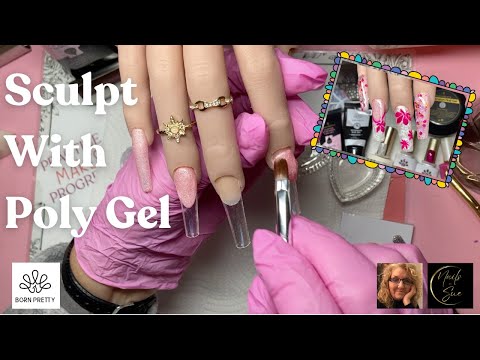 Видео: Наращивание ногтей полигелем Розовые осенние ногти Born Pretty (шаг за шагом!)