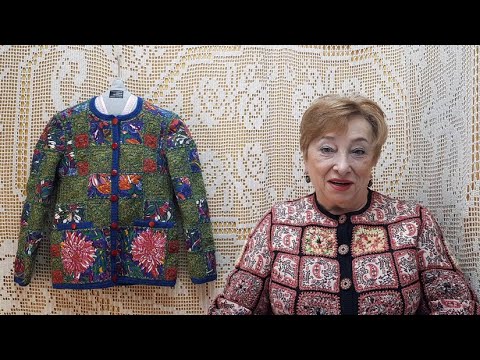 Видео: Жакет "Галерея". Мастер-класс по вязанию крючком от О. С. Литвиной.