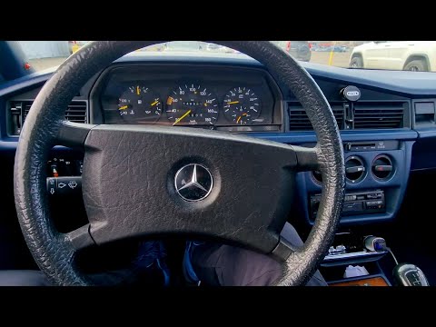 Видео: ОРИГИНАЛЬНЫЙ ЖИВОЙ MERCEDES Mercedes-Benz 190 (W201) с удовольствием посмотрю 1988 год.